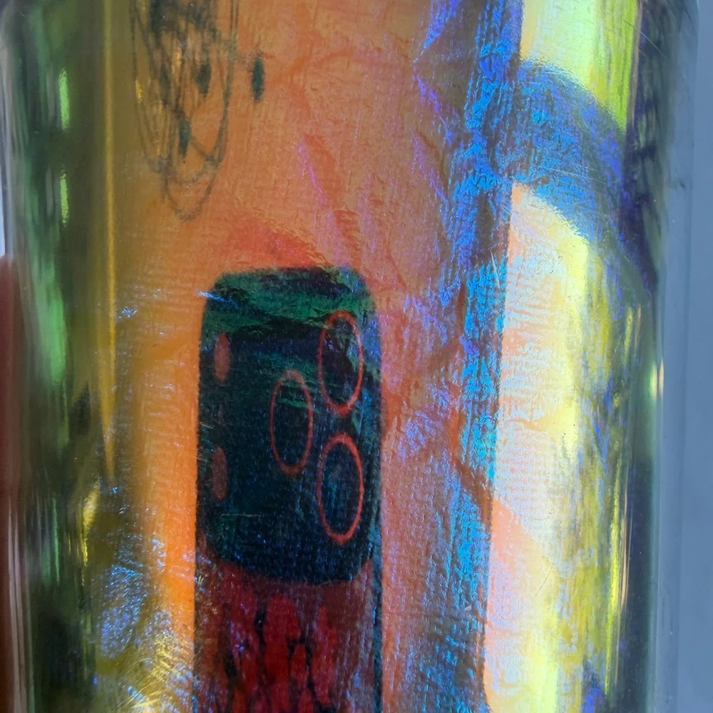 Starbucks 2019 Holiday Holographic Iridescent Cold Cup Tumbler 16oz
